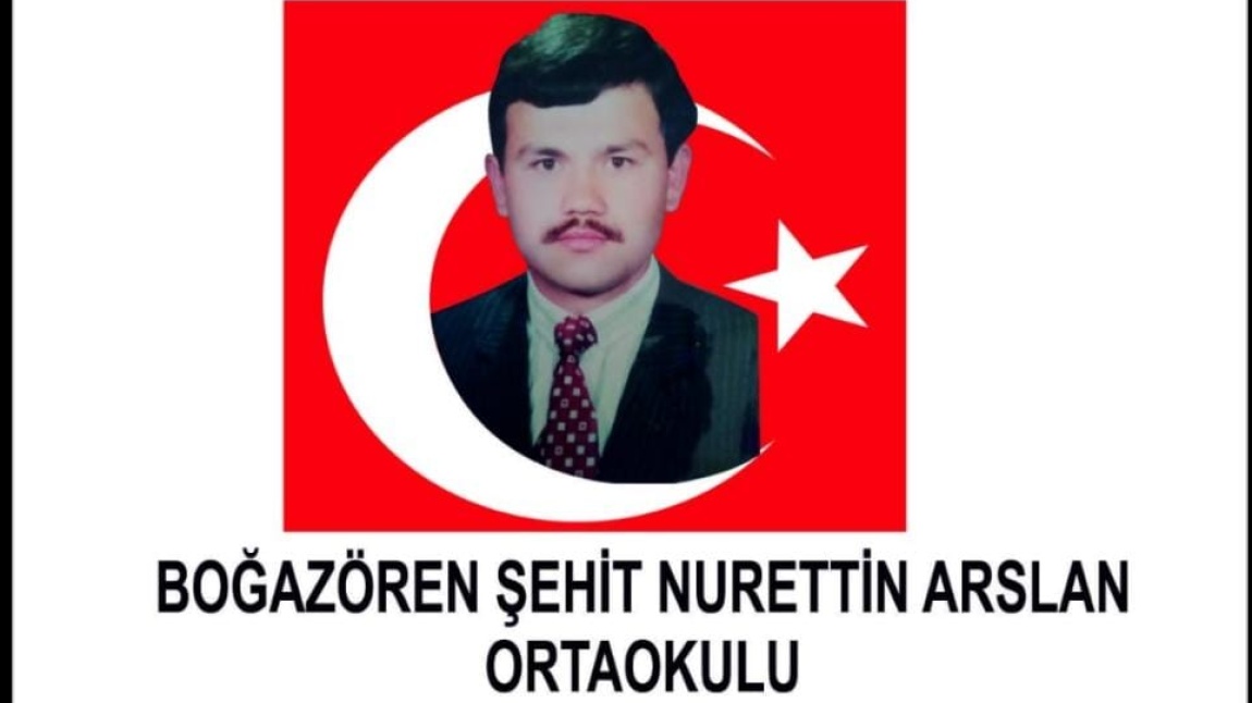 Okulumuza adı verilen Şehit Öğretmen Nurettin Arslan'ın öz geçmiş portresi yenilendi.